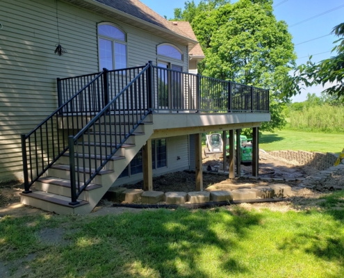 Deck Addition and Railings - Due North Custom Construction