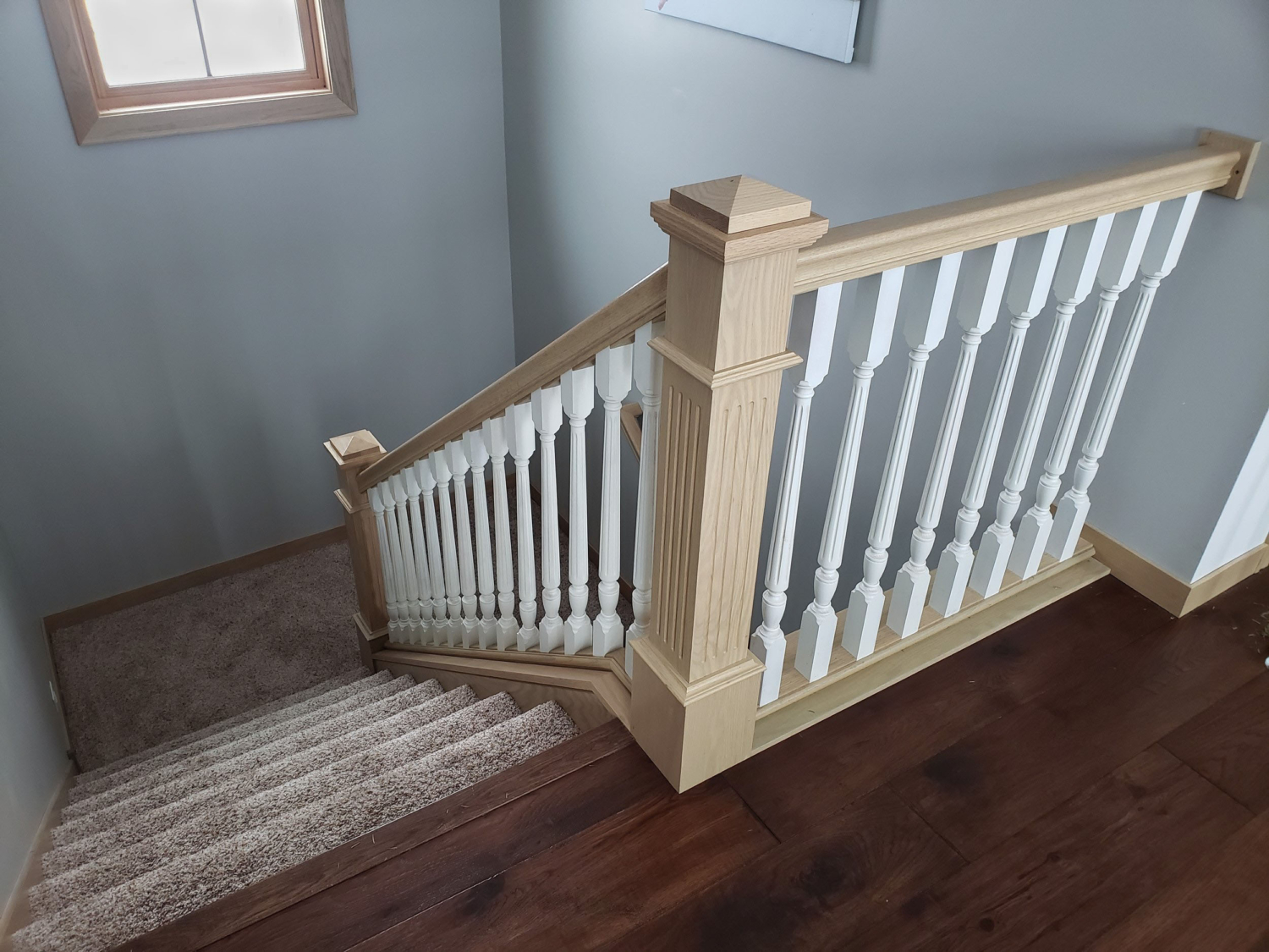 Finish Carpentry - Banister Railings Balusters - Due North Custom Construction